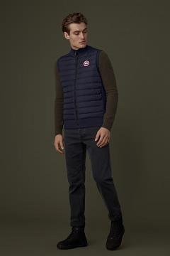 Chamarras Canada Goose Hombre Mexico - HyBridge Chalecos Azul Marino NF1904735
